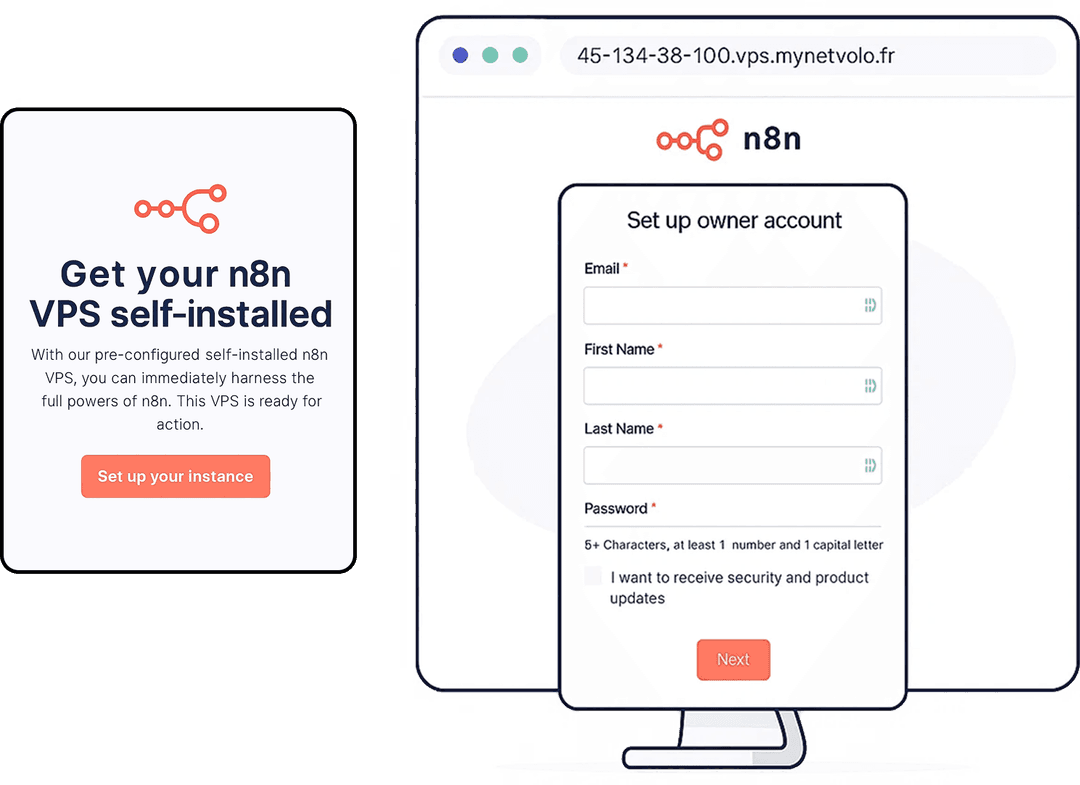 Self-Hosted n8n Workflow Automation Hosting | NetVolo | NetVolo Hosting